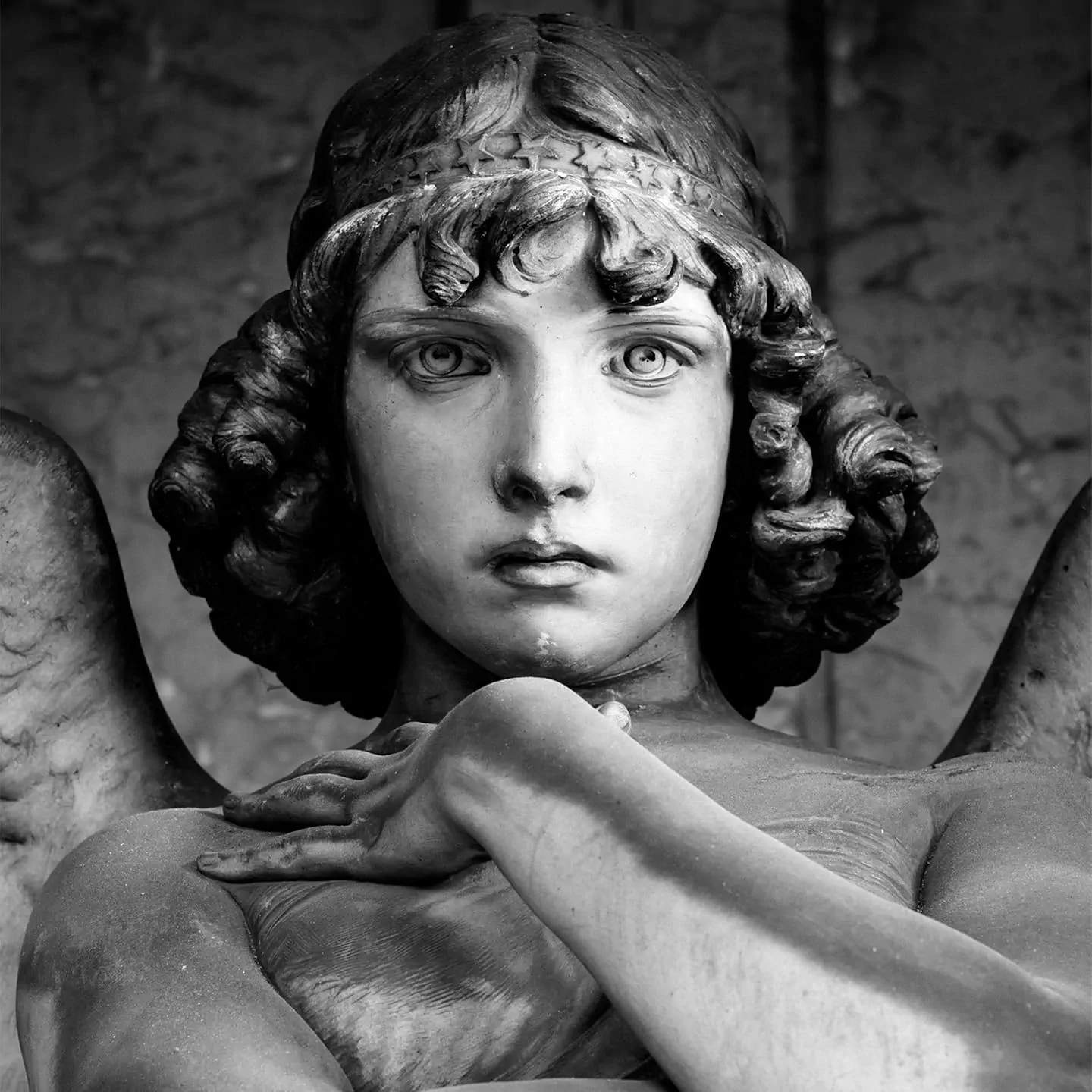 Giulio Monteverde, Angelo della Resurrezione, part. (1882)